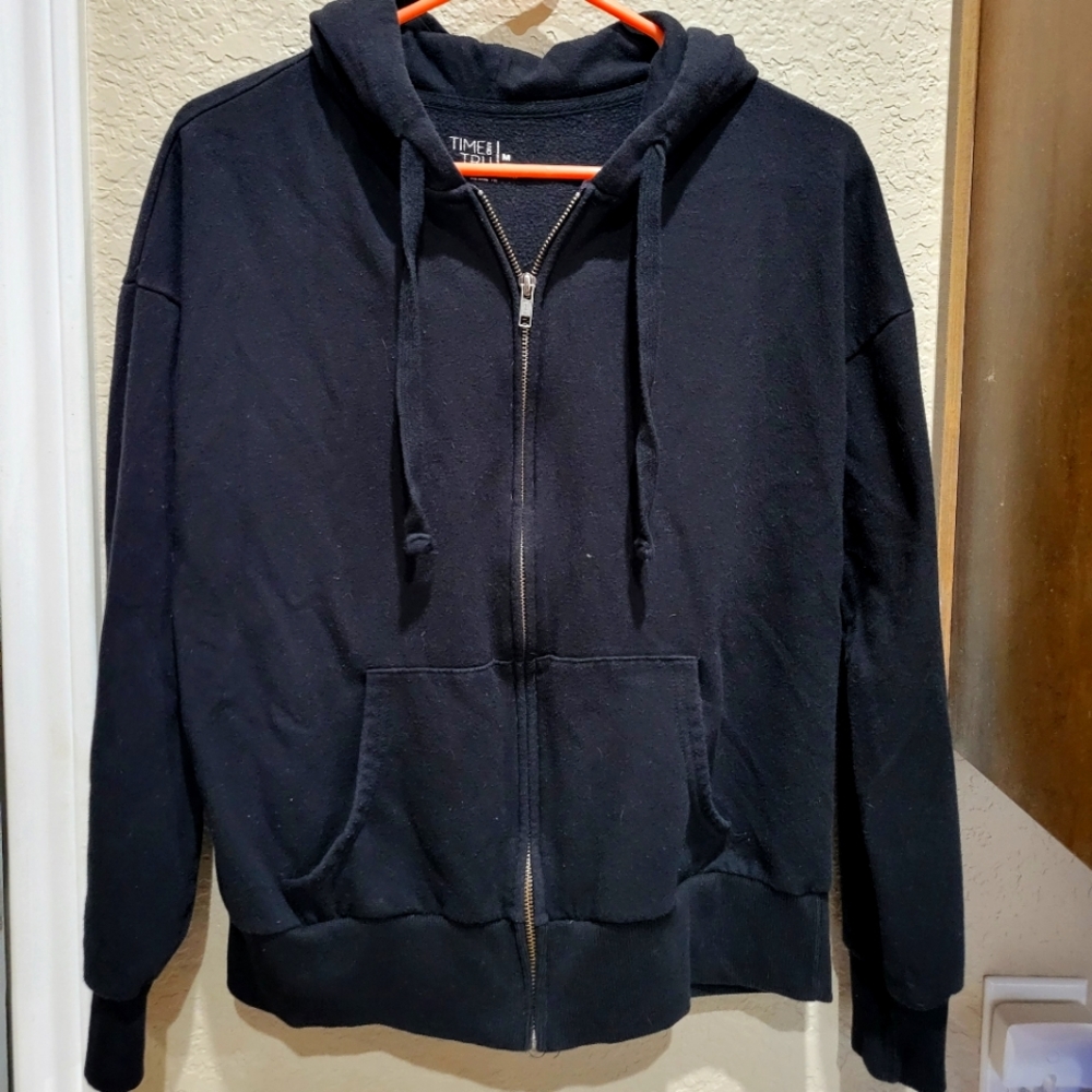 Black zip up jacket